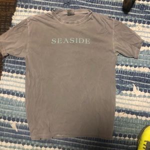Seaside t-shirt grey and blue